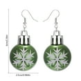 thumbnail image 3 of PuSpu Christmas Ball Pendant Earrings Christmas Ornaments, 3 of 6