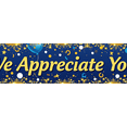 thumbnail image 4 of Blue Gold White Balloon Decorated Appreciation Banner Background, Party Supplies for Thank You Events Appreciation Parties Customer Appreciation Functions and Employee Recognition Celebrations, 4 of 8