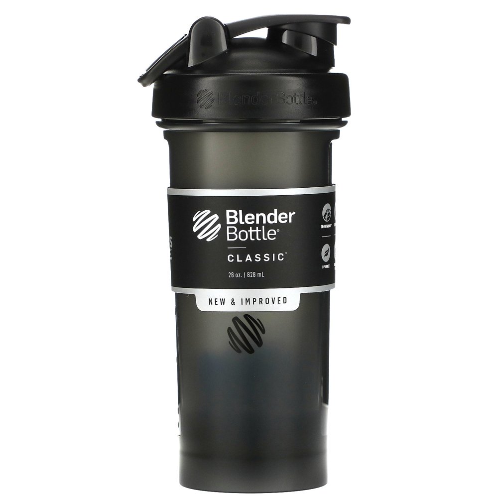 Blender Bottle Classic with Loop, Black, 28 oz (828 ml)