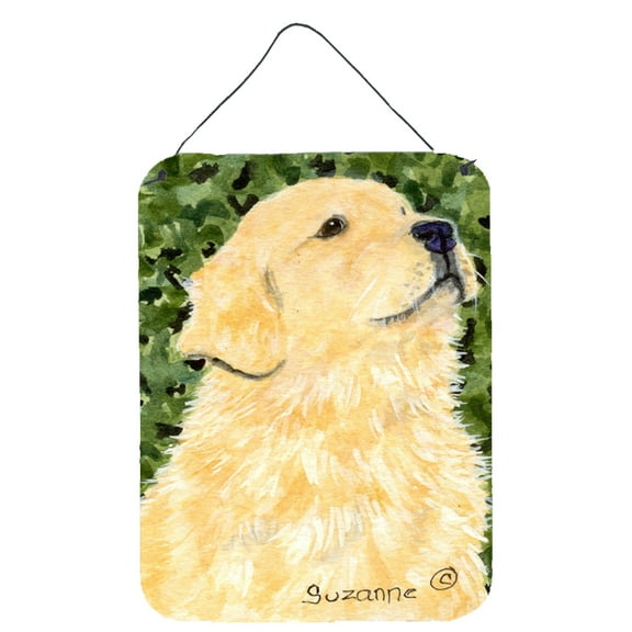 Caroline's Treasures SS8810DS1216 Golden Retriever Wall or Door Hanging Prints, 12x16, multicolor