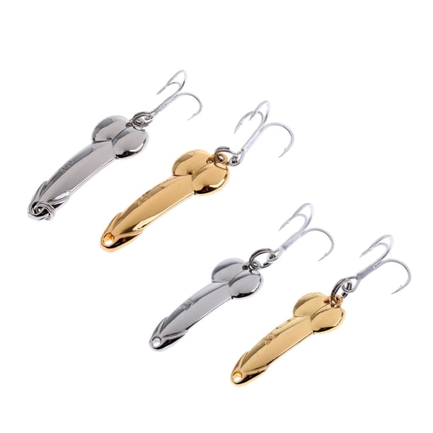 4pcs, Señuelos de Pesca Señuelos de Lentejuelas Cebos de Metal Crankbait Durable