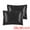 Black, variant on Unique Bargains Envelope Closure Soft and Smooth Satin Pillowcase (2 Count) Gold Queen