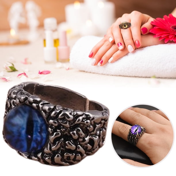 Ojos Creativos Para Hombre Y Mujer, Anillos De Apertura Ajustables, Accesorios De Joyería Para Fiesta, Aniversario, Cumpleaños matsuzay HA046641-02