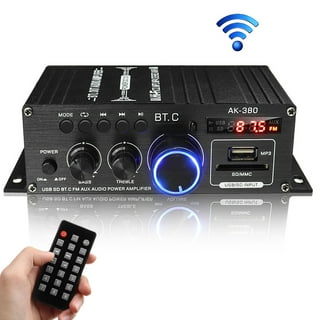 TRP Traders Mini Stereo Audio Amplifier Bluetooth, SD Card, USB, FM Radio,  Aux MP3 Player