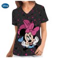 thumbnail image 3 of Lilo & Stitch Disney Summer Pocket Nuevas camisetas para mujer Camiseta de uniforme de enfermera de hospital Y2k Ropa de cuello en V Uniforme Cuello de bolsillo Y2k, 3 of 5
