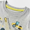 thumbnail image 4 of FINALGANG Child Boys Tops Toddler Kids Comfortable Breathable O-Neck T-Shirts T Shirt With Excavator Print For Casual Outdoor Activities And Daily Wear 7-8 Years, 4 of 7