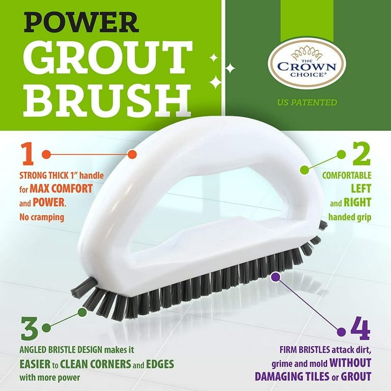 Durable Grout Cleaner Brush, Household Tile Joint Scrubber Stiff