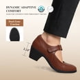 thumbnail image 3 of DREAM PAIRS Women's Mary Janes Chunky Closed Toe Dress Low Heels Comfortable Orthopedic Work Pumps Wedding Formal Casual Shoes, 3 of 8