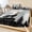 Mist Blue, Jet Black, Dove Gray, Slate, variant on Twin Sze Fitted Sheet Set - Wild Wolf 2 Piece Bedding Sets 16" Deep Pocket Fitted Sheet with 1 Pillowcase, Farmhouse Forest Trees Wood Grain Brown Brushed Microfiber Hotel Luxury Bed Sheets