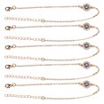 thumbnail image 1 of pulseras de ojo azul, cadena de aleación, colgante único, pulsera de oro de 14 quilates para regalo, decoración de mano, 1 of 5