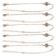 thumbnail image 1 of pulseras de ojo azul, cadena de aleación, colgante único, pulsera de oro de 14 quilates para regalo, decoración de mano, 1 of 8