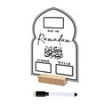 thumbnail image 3 of Acrylic Ramadan Countdown Calendar Board With Wooden Base Table Ornament Gifts, 3 of 12
