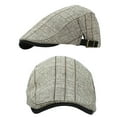 thumbnail image 4 of MANHUJI Hats Men Women Men British Style Hat Simple Peaked Cap Washed Breathable Forward Cap Scally Caps For Men (Gray,One Size), 4 of 4