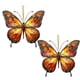 thumbnail image 1 of Bewildely 2 adornos de animales, ardilla, mariposa, decoración ligera de acrílico de doble cara, ideal para Decoración mariposa, 1 of 6