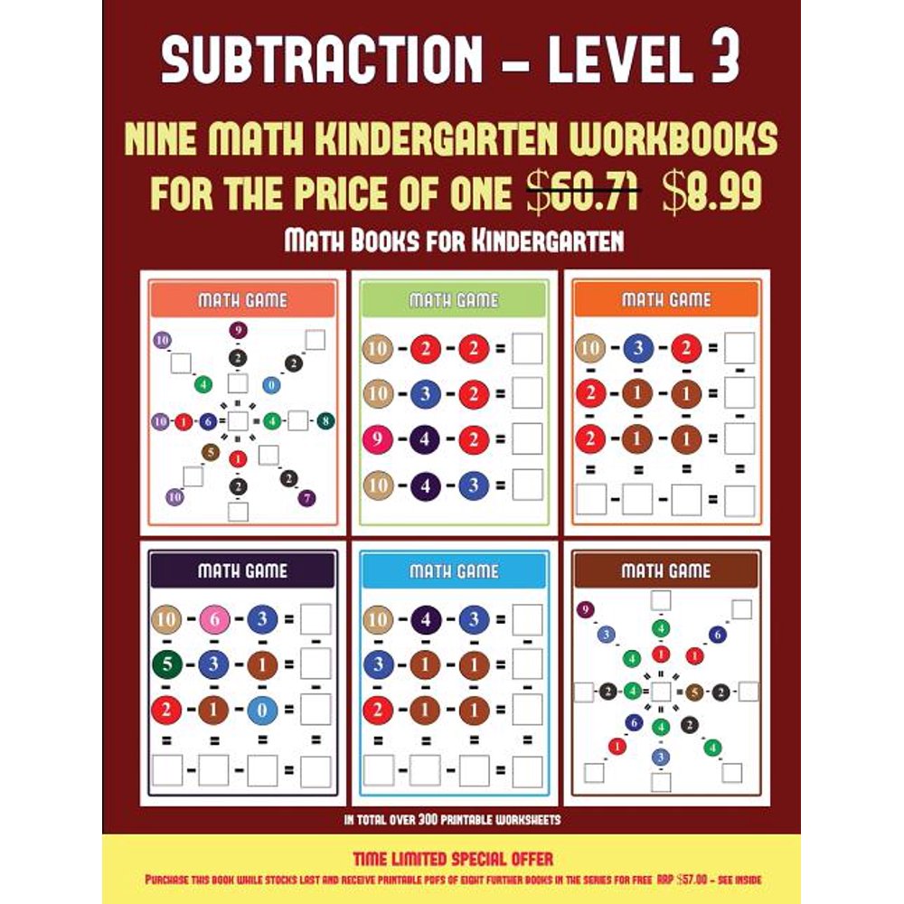 Math Books for Kindergarten: Math Books for Kindergarten (Kindergarten