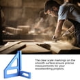 thumbnail image 4 of Measuring Tool 45/90 Degree Scribing Ruler Woodworking Square Protractor, 4 of 8