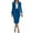 #293 Blue, variant on Womens Suits 2 Piece Set Business Skirt Suit Set Short Sleeve Blazer and Skirt Suit Set Casual Work Office Outfits Black XL