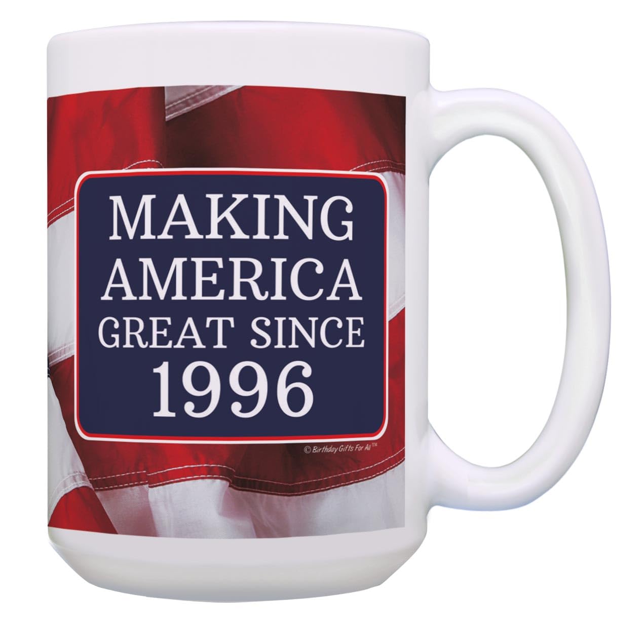 Awesome Coffee Mug For New American Citizen - 11oz Ceramic, Funny Citizenship Gift, Patriotic Design