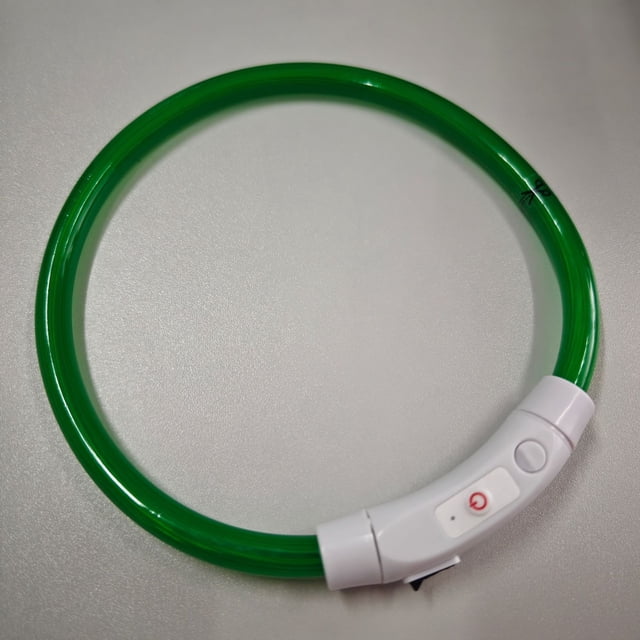Collar de perro LED, luz de collar de perro con flash recargable por USB, collar de seguridad para mascotas hace que sus queridos perros sean vistos por la noche para pequeños y medianos