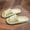 Green, variant on HAOTAGS Womens Mens Casual House Slippers Breathable Indoor Slippers Slip-on Open Toe Home Shoes Black Size 10