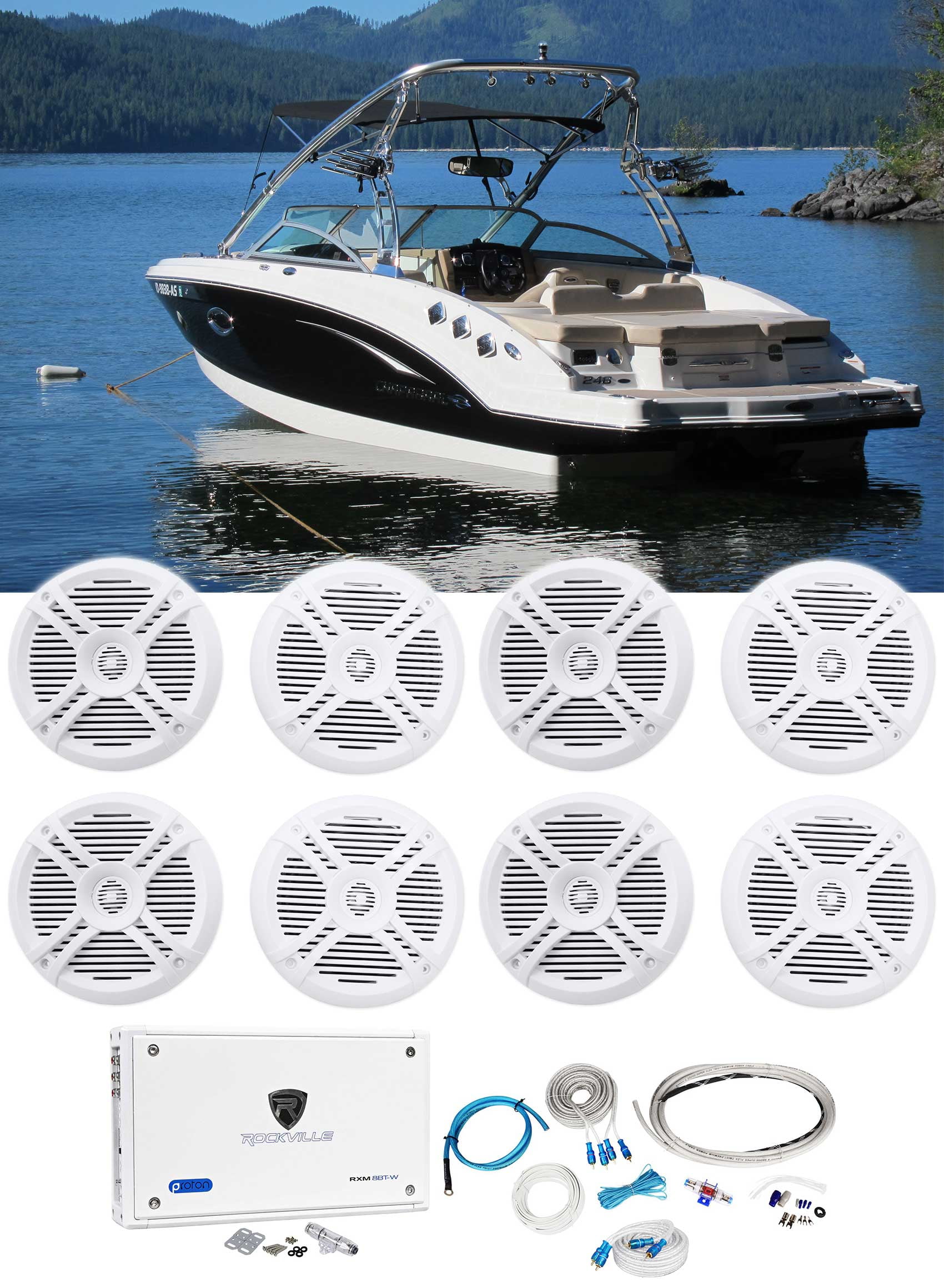 rockville boat speakers