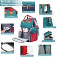 thumbnail image 3 of Mochila para pañales Shengmeister de gran capacidad para viajes, 3 of 7
