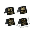 thumbnail image 2 of WHAMVOX Black Acrylic Table Numbers 110 Reusable Double SidedMarkers for Decoration 10pcs, 2 of 7