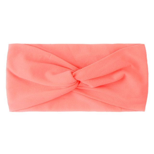 1 Uds. Diadema para bebé de Color caramelo para primavera y verano, diademas elásticas suaves anudadas retorcidas para niña, accesorios para el cabello