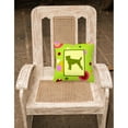 thumbnail image 2 of Green Fabric Decorative Pillow with Dog Silhouette, 2 of 4