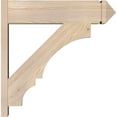thumbnail image 3 of Ekena Millwork 7 1/2"W x 28"D x 28"H Balboa Smooth Arts and Crafts Outlooker, Douglas Fir, 3 of 4
