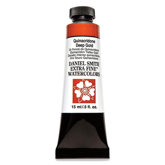 Daniel Smith Extra Fine Watercolor, 15 ml, Quinacridone Deep Gold