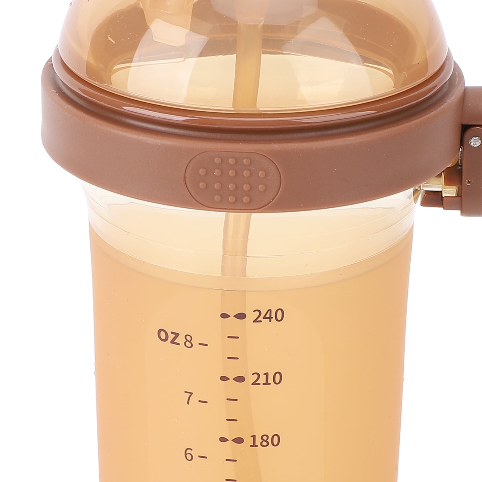 Suodoka Flip Cap Silicone Baby Bottle, Wide Mouth Anti-Colic Feeding Bottle, 240 ML / 8 oz