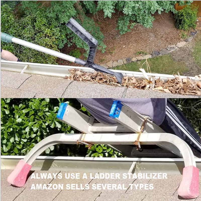 The Gutter Tool Scoop Behind Skylights Roof Cleaning for Home Garden Hole ZG 