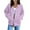 Purple, variant on XINXIAOO Women's Sweatshirts Hoodies Long Sleeve Hoodie Oversized Zip up Hoodie Unisex Hoodie Beige Sweatshirt Fall Fashion for Women Trendy Womens Clothes