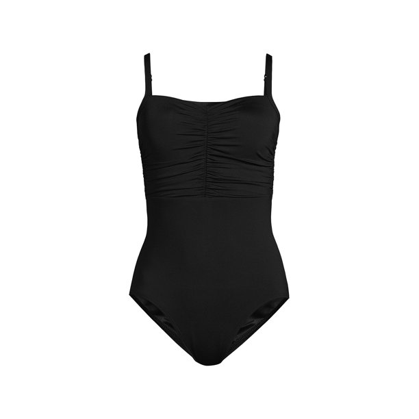 Lands' End Women's DCup Chlorine Resistant Tummy Control Sweetheart