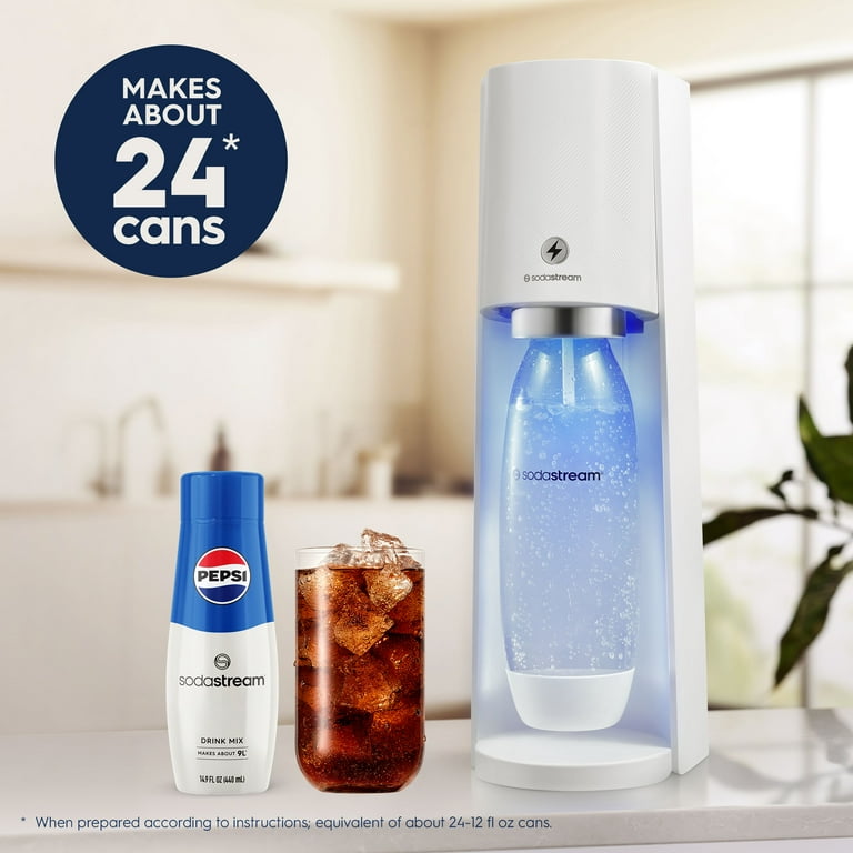 SodaStream E-Terra (White) Sparkling Water Maker Bundle