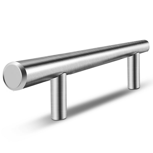 6 inch Solid Stainless Steel Bar Handle Pull FineBrushed Satin Nickel