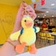 thumbnail image 2 of Llavero de pato de peluche con gafas de 14 cm, amarillo para amantes de los animales, 2 of 2