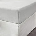 thumbnail image 3 of HomeRoots 520800 Ivory Linen California King Fitted Sheet, 3 of 11