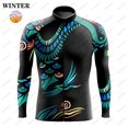 thumbnail image 3 of Camiseta de Ciclismo de manga larga azteca de México para Hombre, Maillot de Ciclismo para Hombre, equipo para bicicleta, ropa de Ciclismo para Hombre, invierno, 3 of 5
