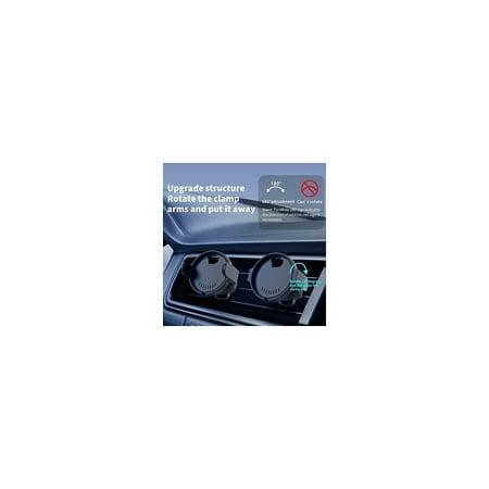 SaharaCase - Car Vent Mount Compatible with Magsafe for Most Cell Phones - Black
