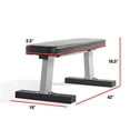 thumbnail image 6 of CAP Strength Heavy Duty Flat Bench, Gray Finish (600lb Weight Capacity), 6 of 6