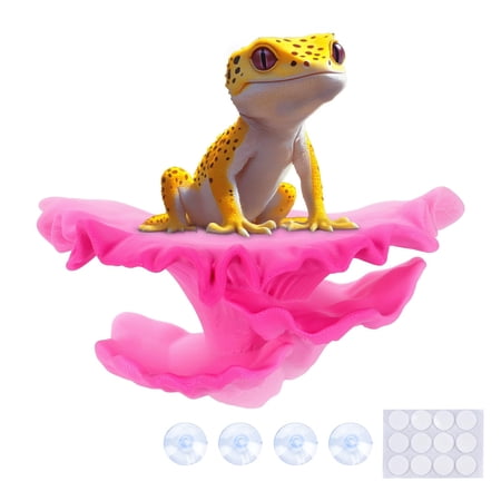 Mushroom Decor for Reptile Tank Fish Tank Bearded Dragon Tank Accessories Realistic Terrarium Plants for Leopard Geckos