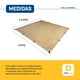 thumbnail image 2 of Malla Sombra 1.5x5 Metros - Rectangular Beige - Lonas para Exteriores - Lona para Sombra - Argolla y Bastilla Ultra-Resistente - Protección UV - Fácil Instalación - Malla 1.5x5 Beige, 2 of 7