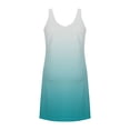 thumbnail image 5 of Puntoco Sun Dresses for Women Vacation Loose Fit Tank Top Dress Sleeveless V Neck Flowy Mini Sundress Beach Clothes Army Green-B S(S), 5 of 6