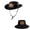 Black, variant on 250 Anniversary USA Bucket Hat 1776-2026 Patriotic Embroidered Wide Brim Sun Hat Vintage Adjustable 250th Anniversary Hat