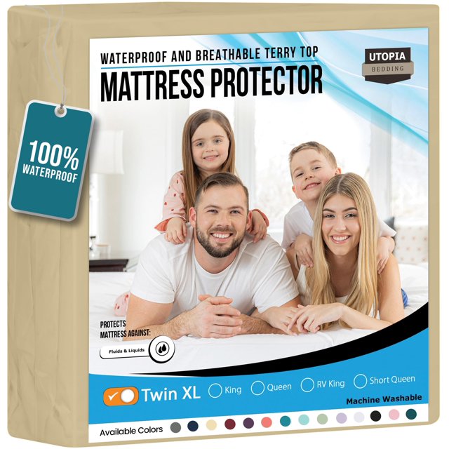 Protector de colchón Utopia Bedding, impermeable, tamaño XL