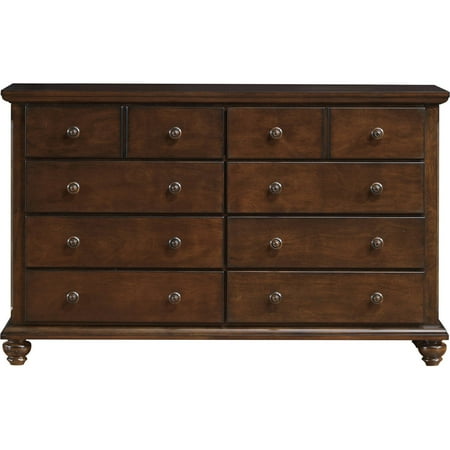 Better Homes and Gardens Hillbrooke 8-Drawer Double Dresser, Mocha