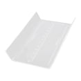 thumbnail image 1 of Placa de arcilla a presión en forma de U, escultura de cerámica acrílica resistente, multifunción, transparente para oficinas, apartamentos, estudios, 1 of 9