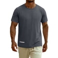thumbnail image 5 of T Shirts for Men Plus Size Solid Color Crew Neck Casual Loose Tee Shirts Short Sleeve Big and Tall Mens Summer Outdoor Sport Tops, 5 of 10